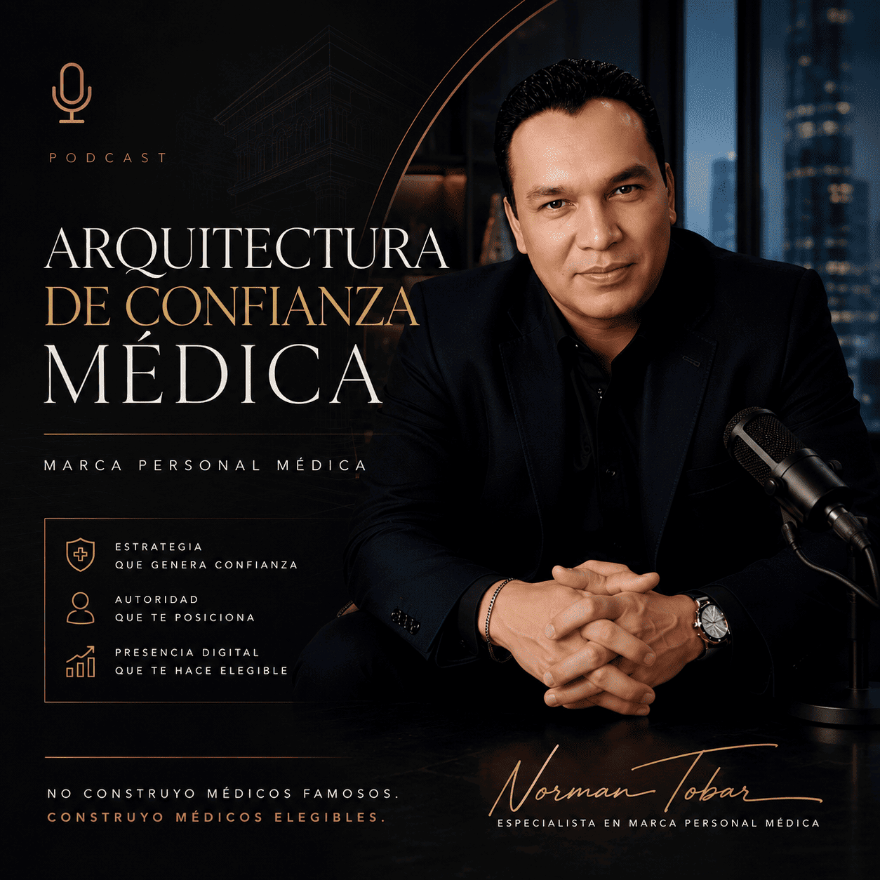 Podcast Arquitectura de Confianza Médica por Norman Tobar